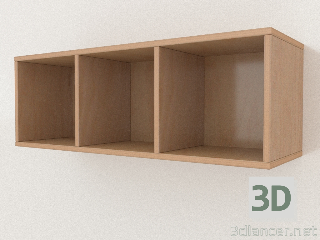 3D Modell Bücherregal-MODUS U (PVDUA2) - Vorschau