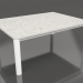 modello 3D Tavolino 70×94 (Bianco, DEKTON Sirocco) - anteprima