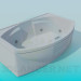 3D Modell Große Badewanne - Vorschau