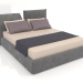 3d model cama doble ferro - vista previa