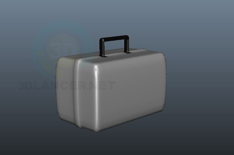 modèle 3D valise - preview