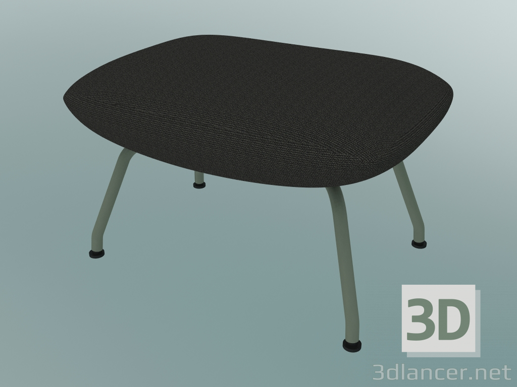 modèle 3D Somnole ottomane (océan 3, vert poussiéreux) - preview