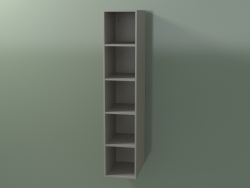 Wall tall cabinet (8DUADD01, Clay C37, L 24, P 36, H 120 cm)
