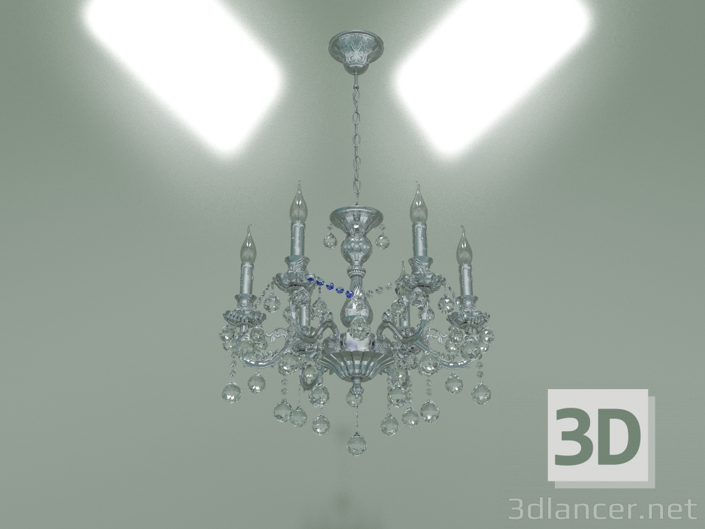3d model Pendant chandelier 231-6 (Strotskis) - preview