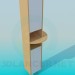 3d model Cabinet with shelf - preview