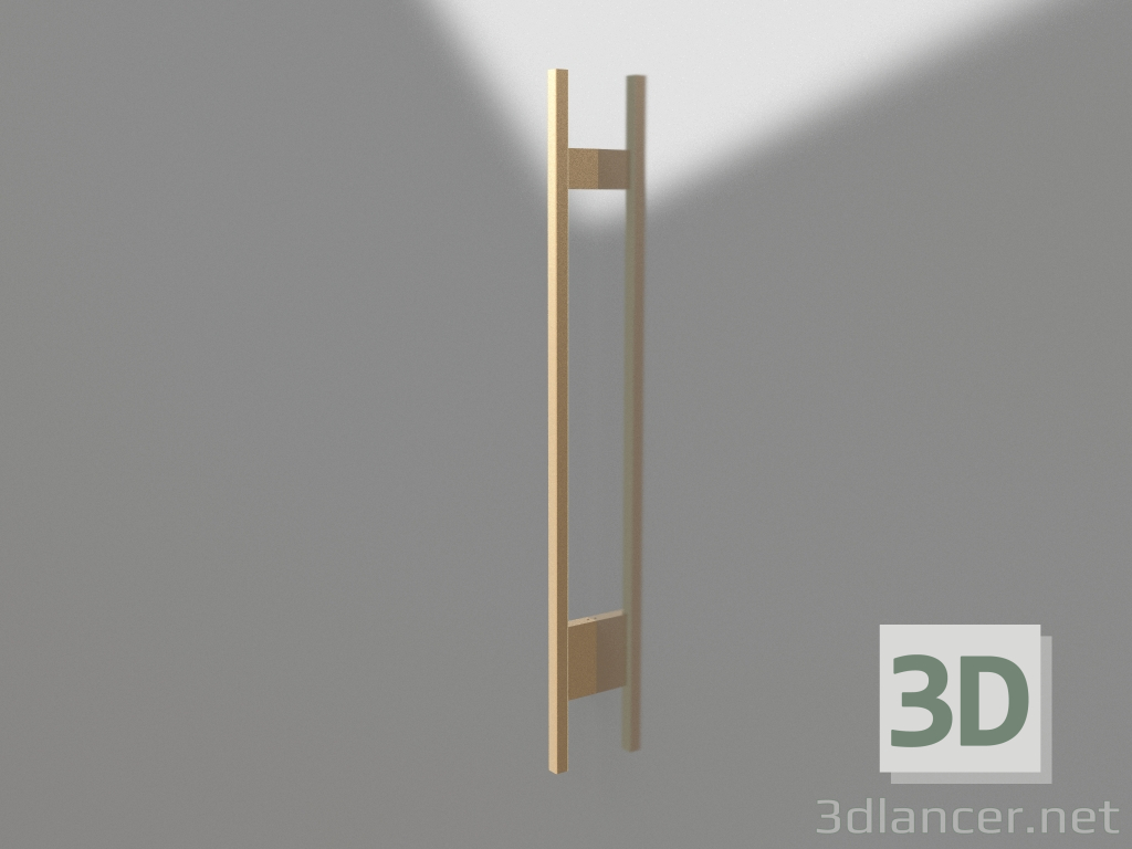 3D Modell Wandlampe 022 - Vorschau