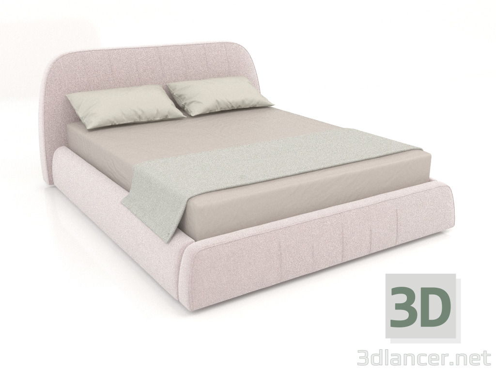 Modelo 3d Cama de casal Hanni - preview