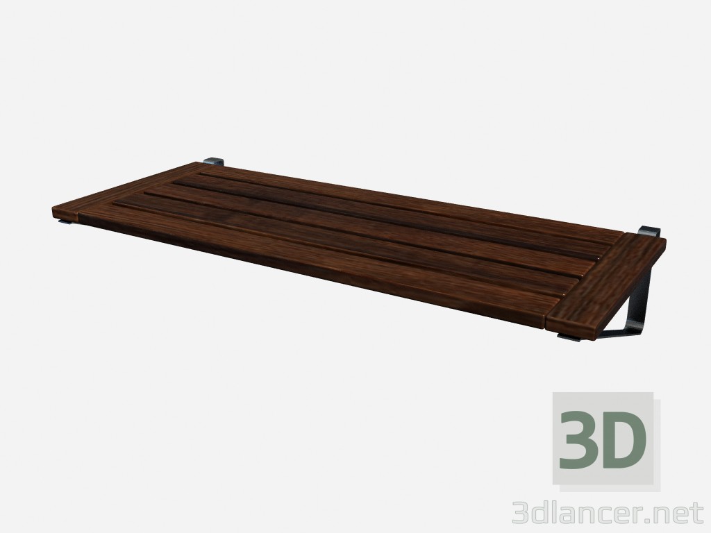3D Modell Regal für Wandpaneel - Vorschau