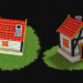 modello 3D Bene di gioco di 3D Fantasy House - LOW POLY - anteprima
