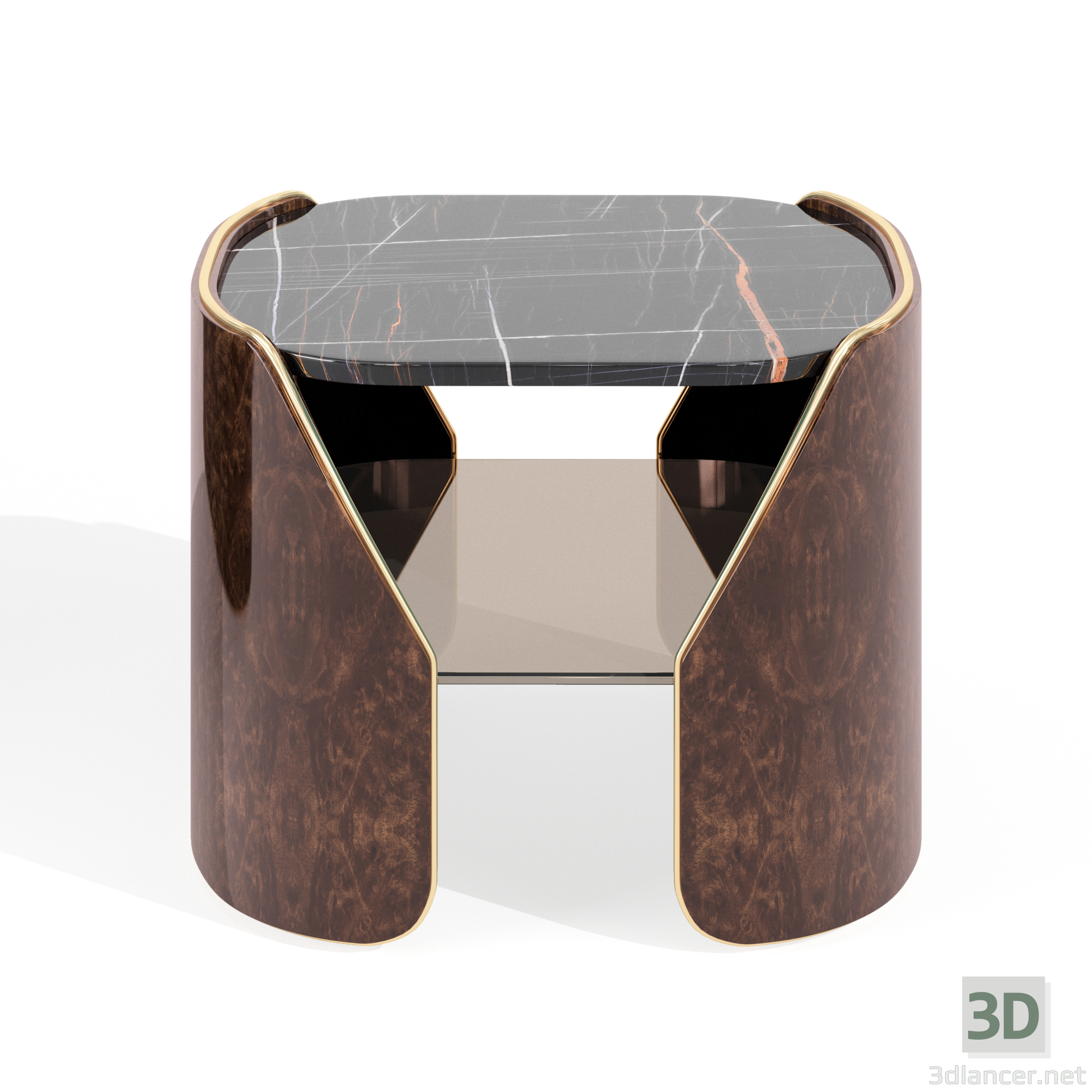 modello 3D di FITZGERALD TAVOLINO BASSO comprare - rendering