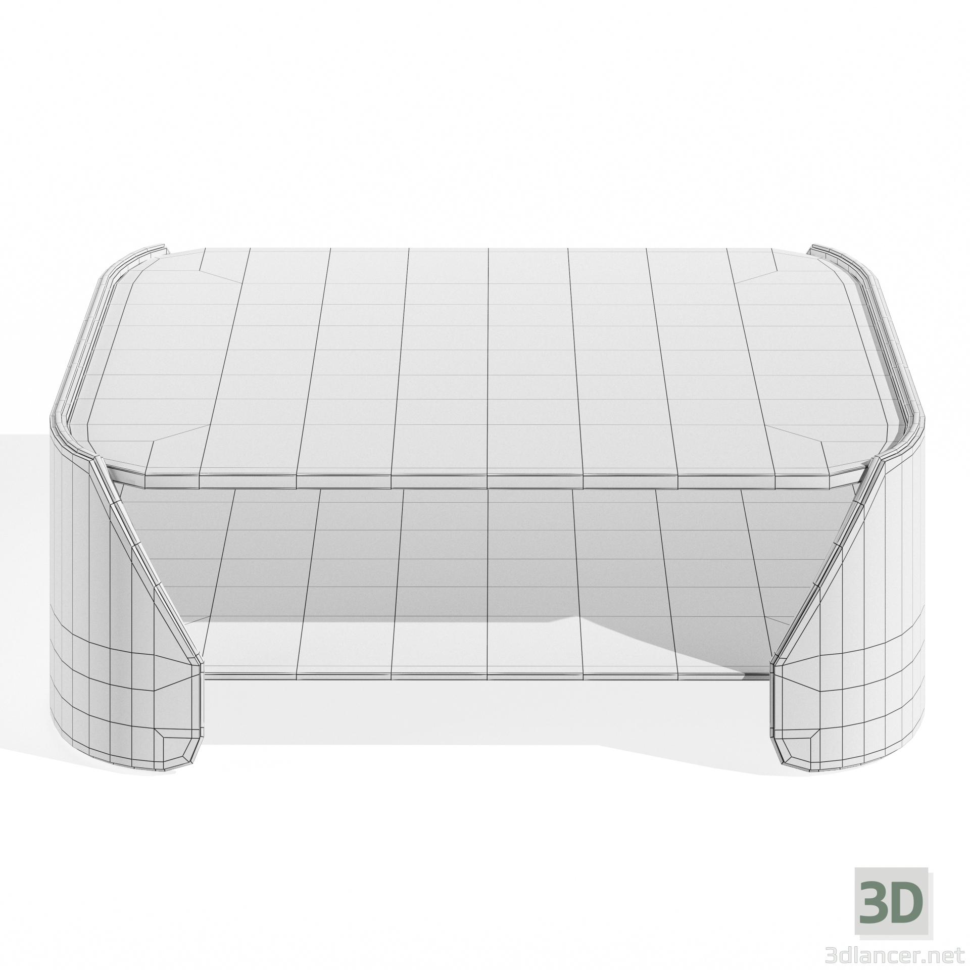 3 डी फिट्जगेराल्ड लो टेबल मॉडल खरीद - रेंडर