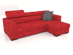 Fabio sofa with ottoman (Brunei 23)