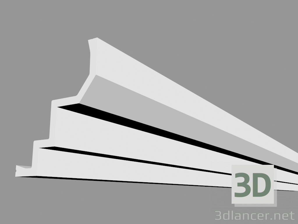 3D modeli Korniş C300 (200 x 16,5 x 13 cm) - önizleme