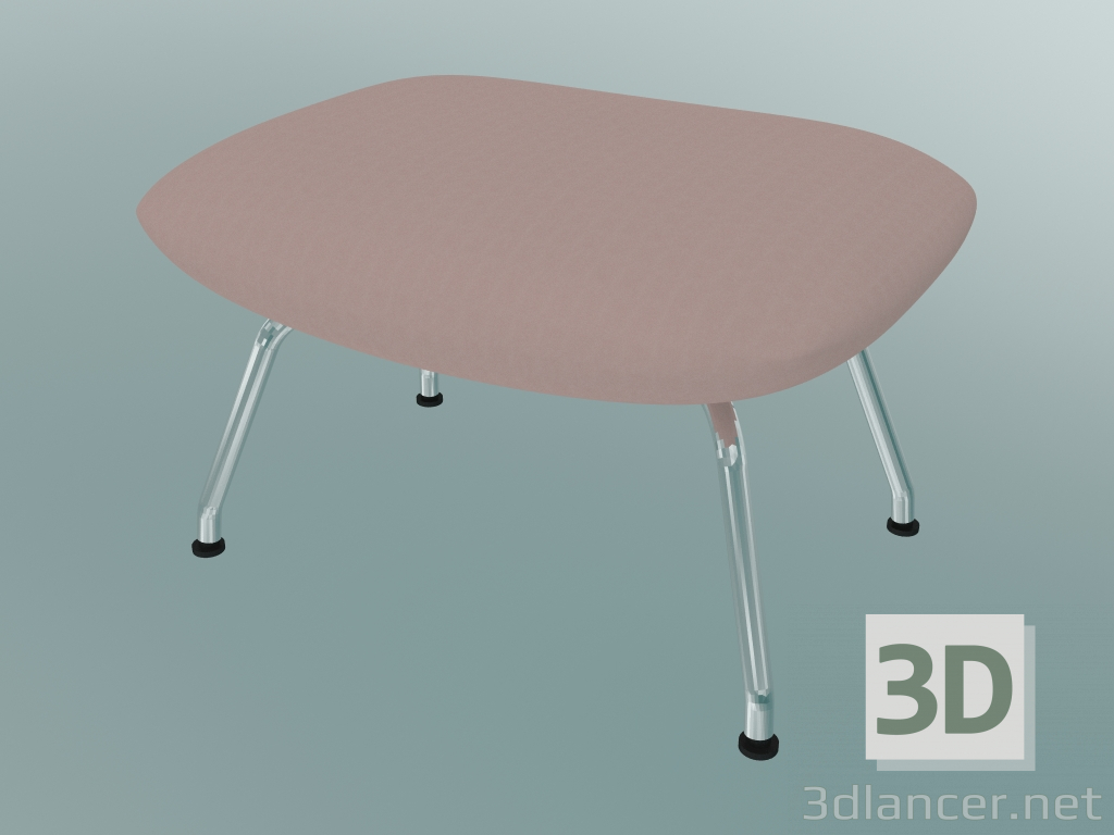 modèle 3D Somnolent ottoman (Forest Nap 512, Chrome) - preview