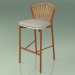 3d model Bar stool 150 (Metal Rust, Polyurethane Resin Gray) - preview
