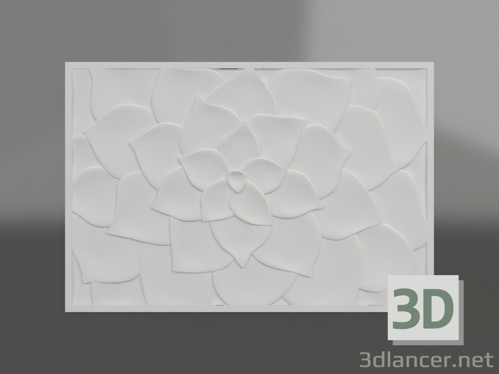 modello 3D Bassorilievo Flora - anteprima