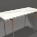 3d model Dining table (Cement gray, DEKTON Aura) - preview