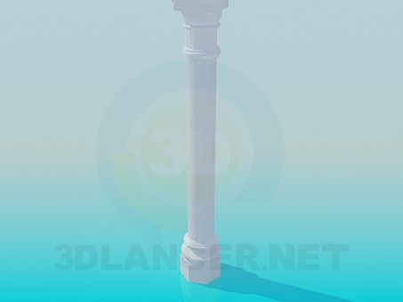 modèle 3D Colonne - preview