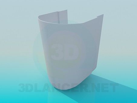 3D Modell Element der Spüle - Vorschau