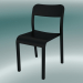 3d model Chair BLOCCO chair (1475-20, ash black stained lacquered) - preview