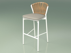 Bar stool 150 (Metal Milk, Polyurethane Resin Gray)