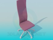 Women's chair on casters