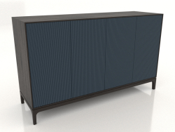 Mobile TV FARGO con frontali fresati 1600x500x950 mm (cobalto scuro, rovere wengé, opzione 3)