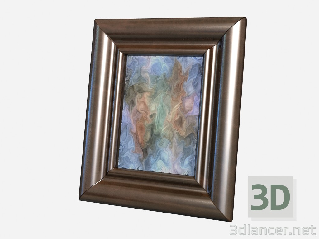 3d model Small picture frame Decor Small leather photo frame - preview