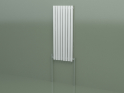 Radiatore verticale RETTA (8 sezioni 1200 mm 40x40, bianco lucido)