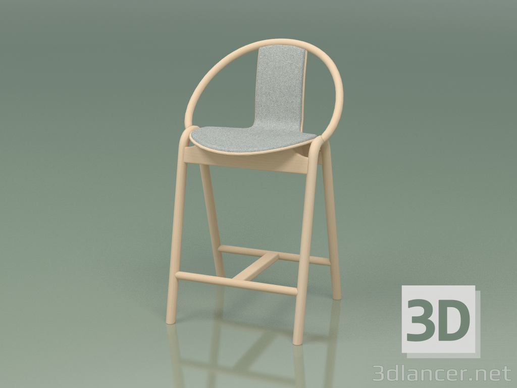 Modelo 3d Cadeira de bar novamente (314-006-inferior) - preview