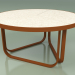 modèle 3D Table basse 009 (Métal Rouille, Grès Ivoire) - preview