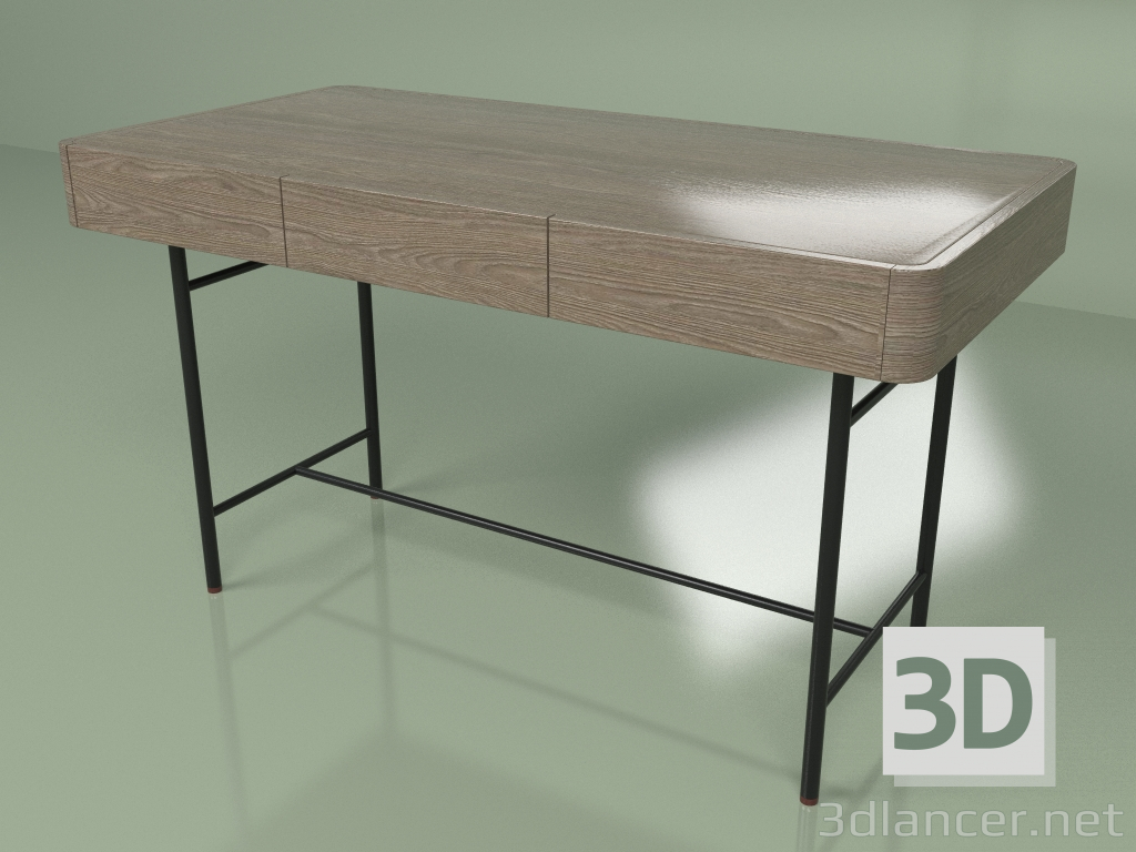 3d model Sense writing desk (dark) - preview