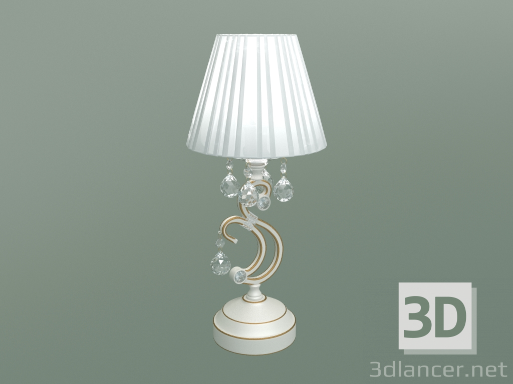 modello 3D Lampada da tavolo 12075-1T (bianco-Strotskis) - anteprima