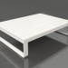 3 डी मॉडल कॉफी टेबल 120 (सफेद पॉलीथीन, एगेट ग्रे) - पूर्वावलोकन