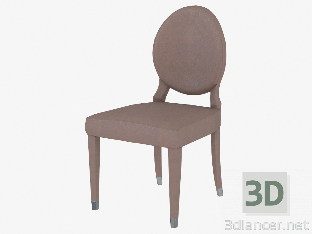 3d model Chair with leather upholstery ADLER sedia - preview