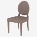 3d model Chair with leather upholstery ADLER sedia - preview