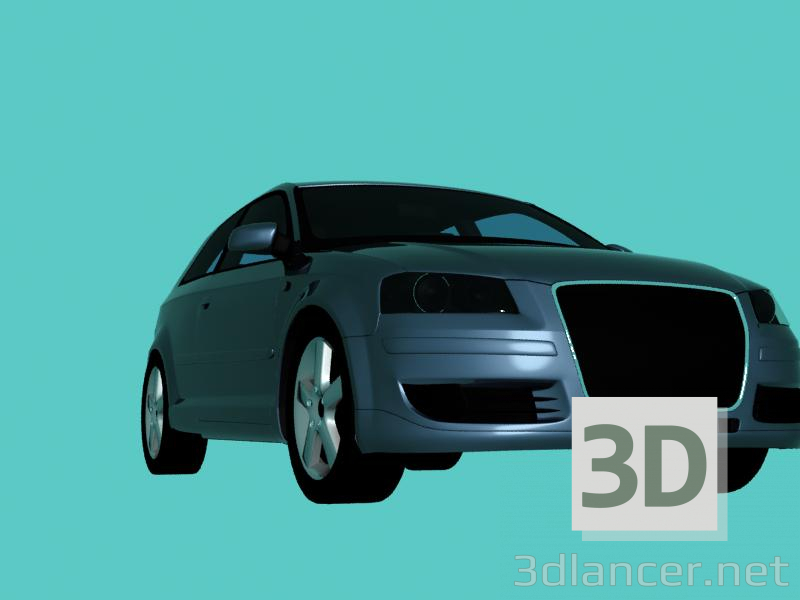 modèle 3D AUDI_A3_Max2009 - preview