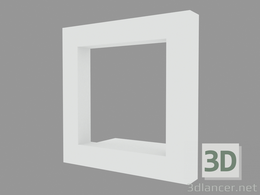 3D modeli Duvar lambası TRIM SQUARE 170 UYGULAMASI (S3150W) - önizleme