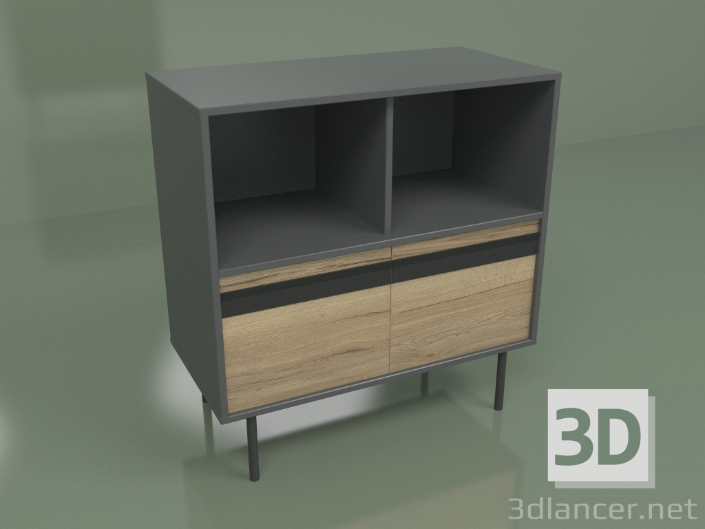 3d model Cabinet with module 02 - preview