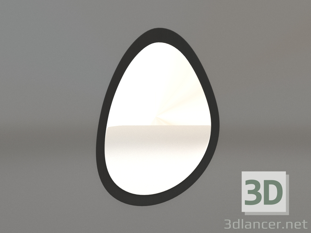 modello 3D Specchio ZL 05 (470х677, legno nero) - anteprima