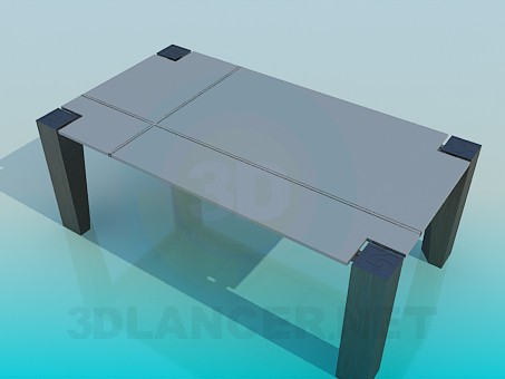 3D Modell Tisch im High-Tech-Stil - Vorschau