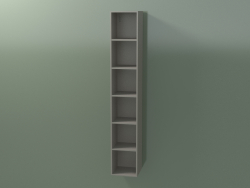 Wall tall cabinet (8DUAEC01, Clay C37, L 24, P 24, H 144 cm)