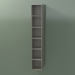 3d model Wall tall cabinet (8DUAEC01, Clay C37, L 24, P 24, H 144 cm) - preview