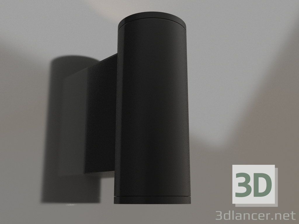 modello 3D Lampada LGD-FORMA-WALL-TWIN-R90-2x12W Day4000 (GR, 44 gradi, 230V) - anteprima