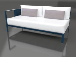 Sofa module, section 1 left (Grey blue)