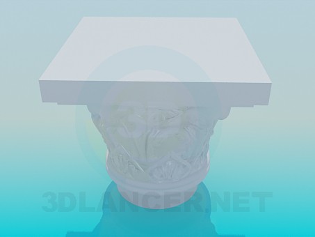modèle 3D Cap - preview