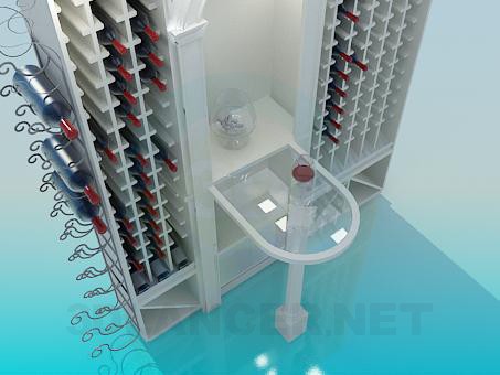 3D Modell Im Weinkeller - Vorschau