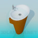 modèle 3D Vanité avec un socle en forme de cône - preview