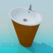 modèle 3D Vanité avec un socle en forme de cône - preview