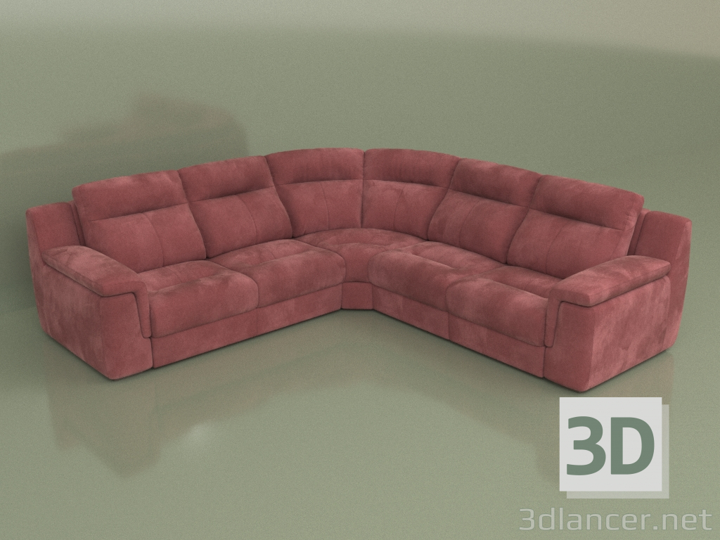 3d model Corner sofa Vega - preview